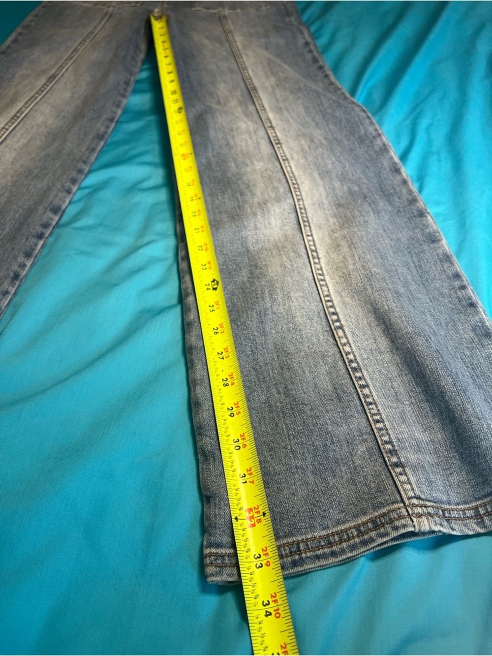 Ulla Johnson High Rise Wide Leg Belted Jeans Size 6 - Picture 6 of 15